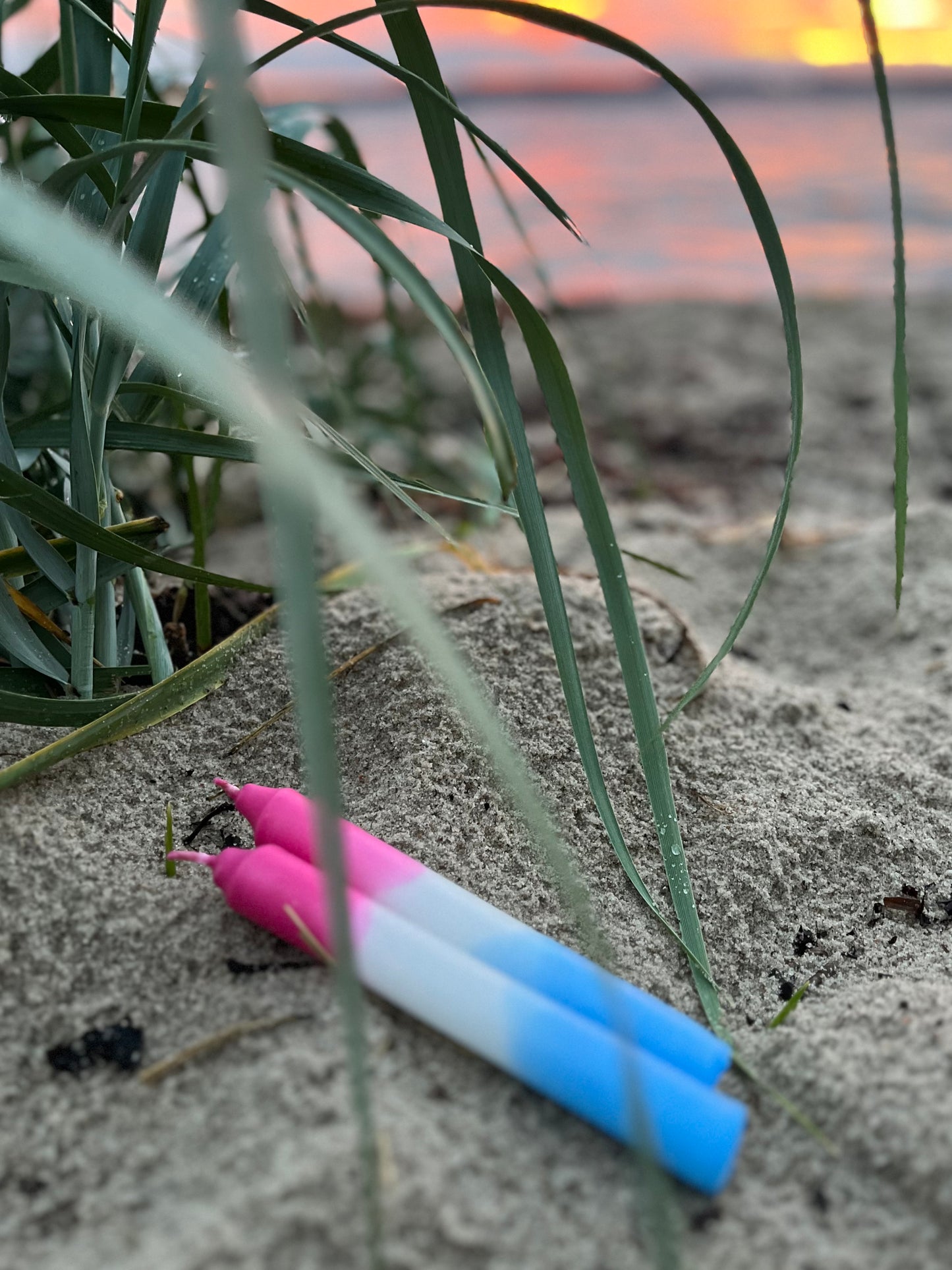 Doppelt gedippt Pink/Blau