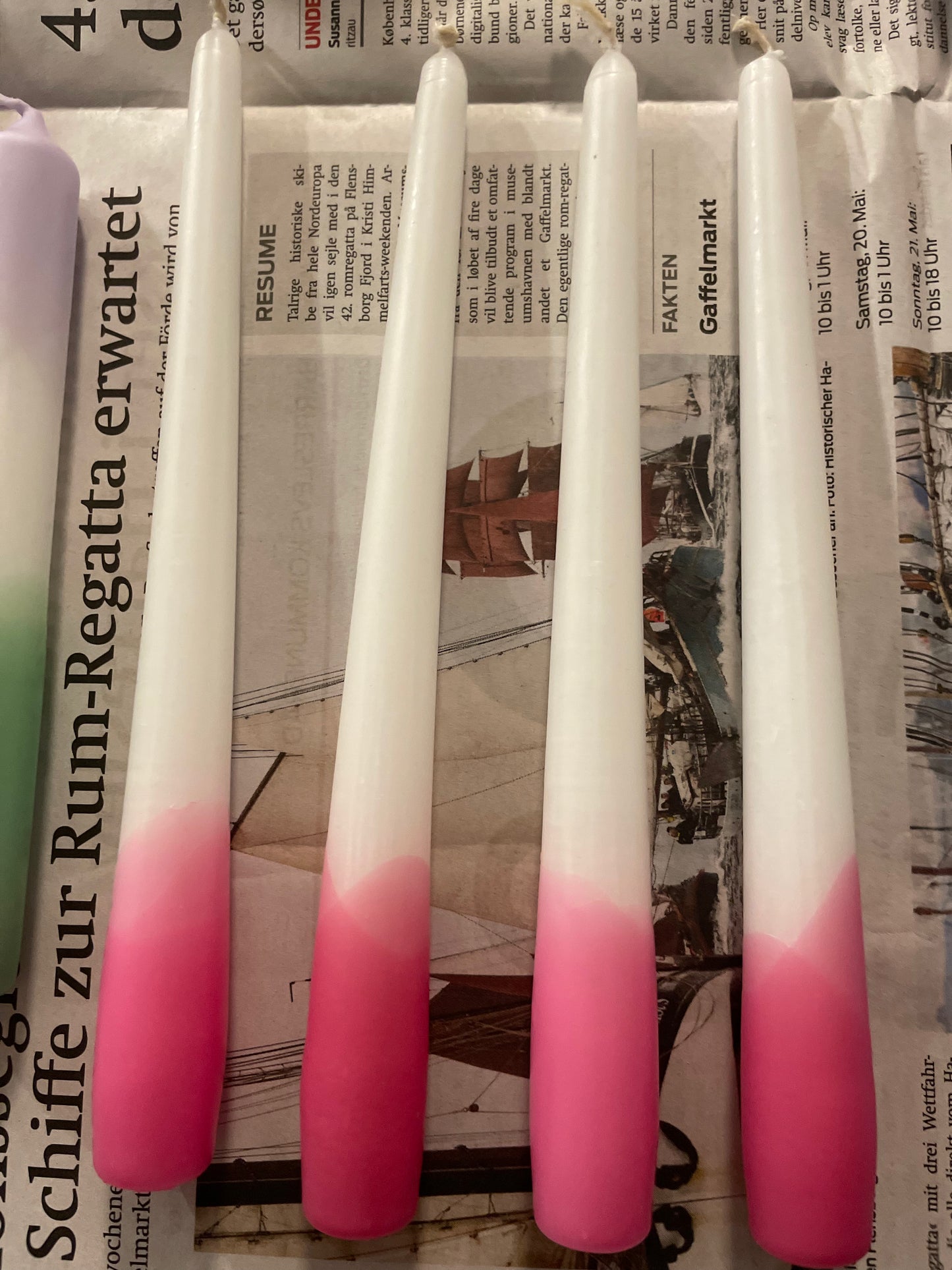Einfach gedippt Pink